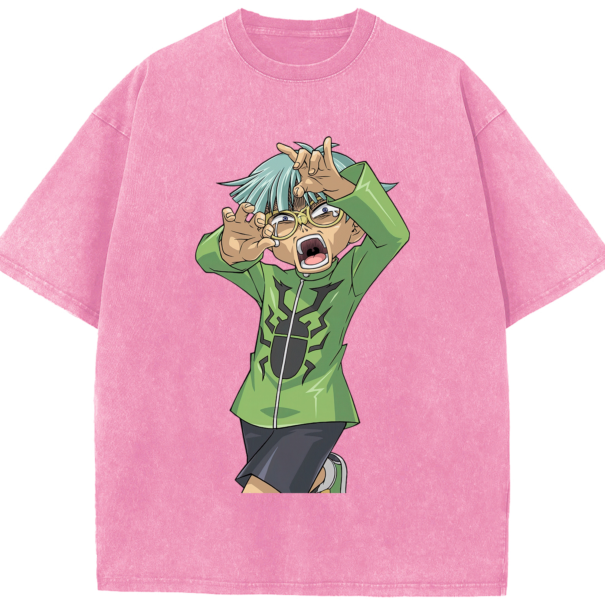（画像用） 遊☆戯☆王 Yu-Gi-Oh! 綿100% ヴィンテージ風 半袖Tシャツ（フロントプリント）